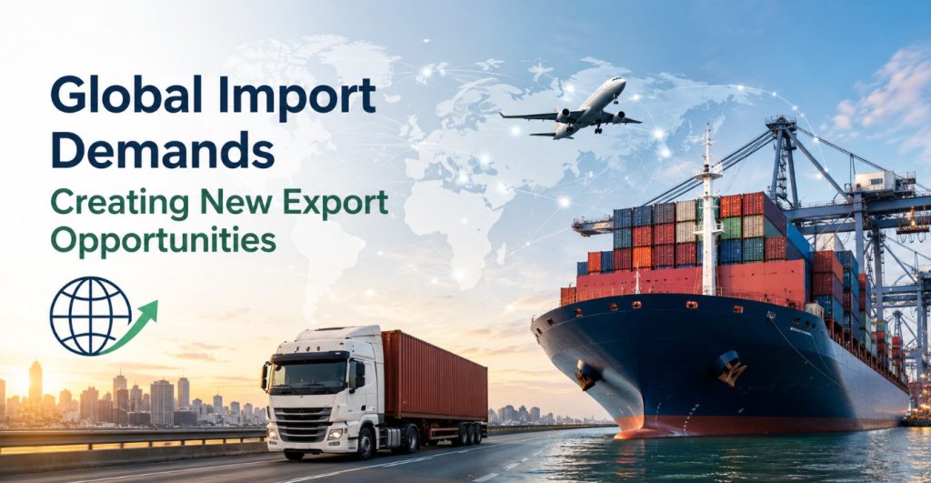 Global Import Demands Creating New Export Opportunities