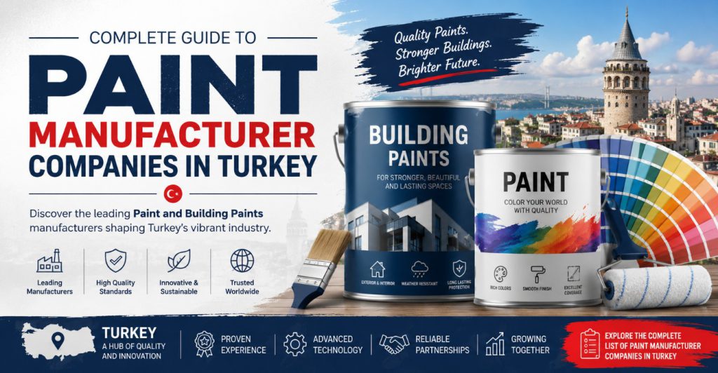 Turkey Paint Manufacturer Companies Lists